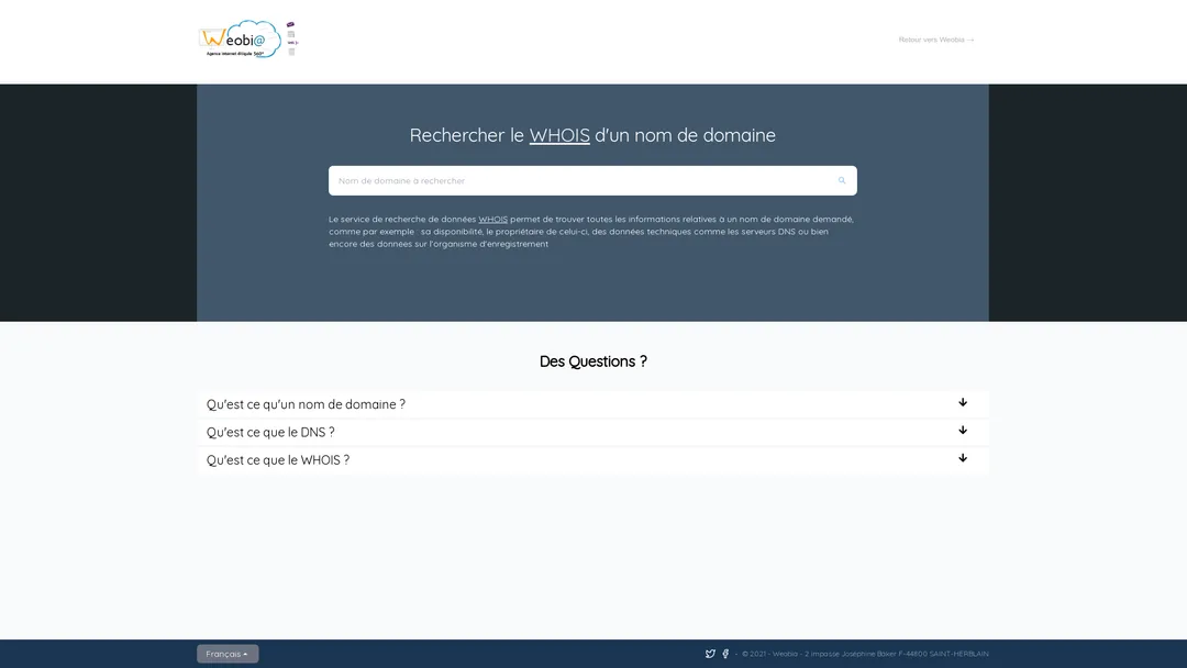 Rechercher facilement des noms de domaine