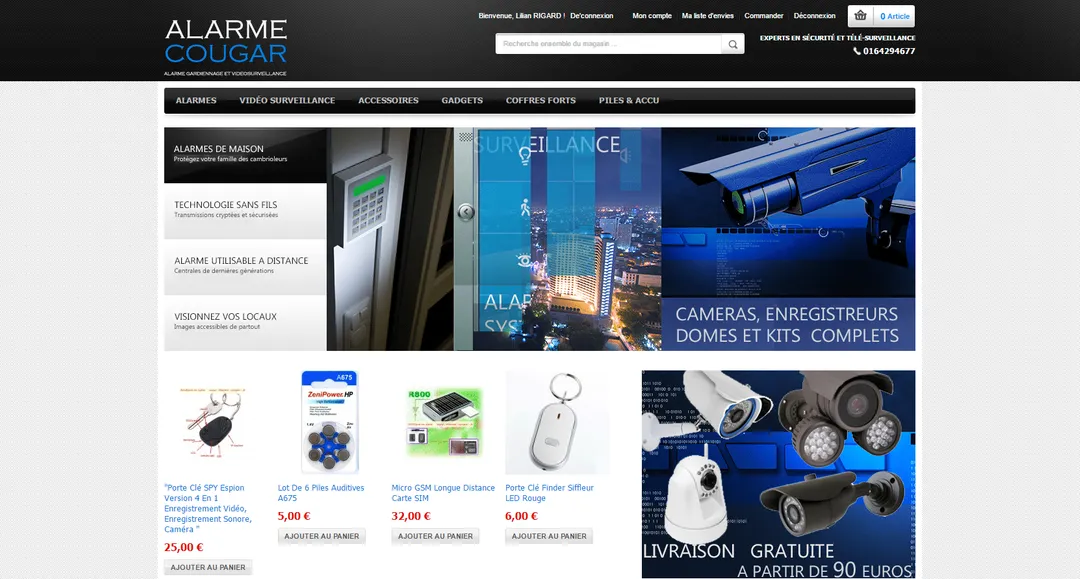 Installation d’un TPE (Paiement en ligne) pour Alarme-Cougar
