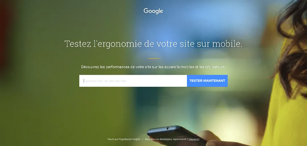Google teste votre site internet