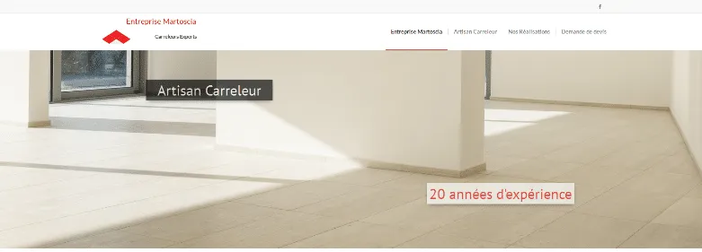 Mise en ligne du site internet de l’entreprise Martoscia