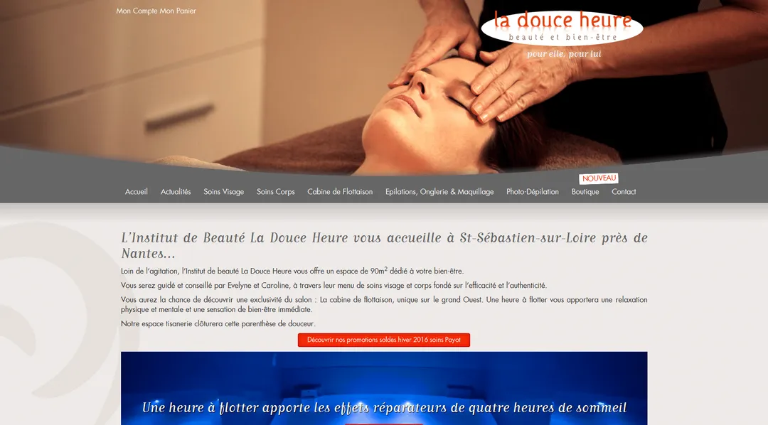 Modernisation du site internet l’Institut La Douce Heure